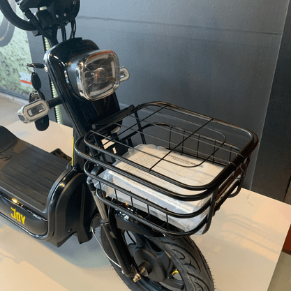 Bicicleta Elétrica Joy Plus Aro 14 500W 48V - 12A Preto e Branco