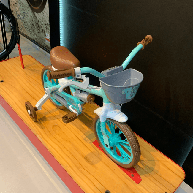 Bicicleta Nathor Antonella Baby Aro 12 Verde e Branco