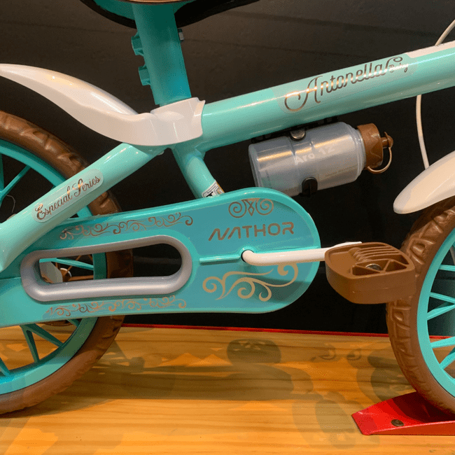 Bicicleta Nathor Antonella Baby Aro 12 Verde e Branco