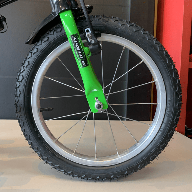 Bicicleta Nathor Apollo 3 Aro 16 Preto e Verde
