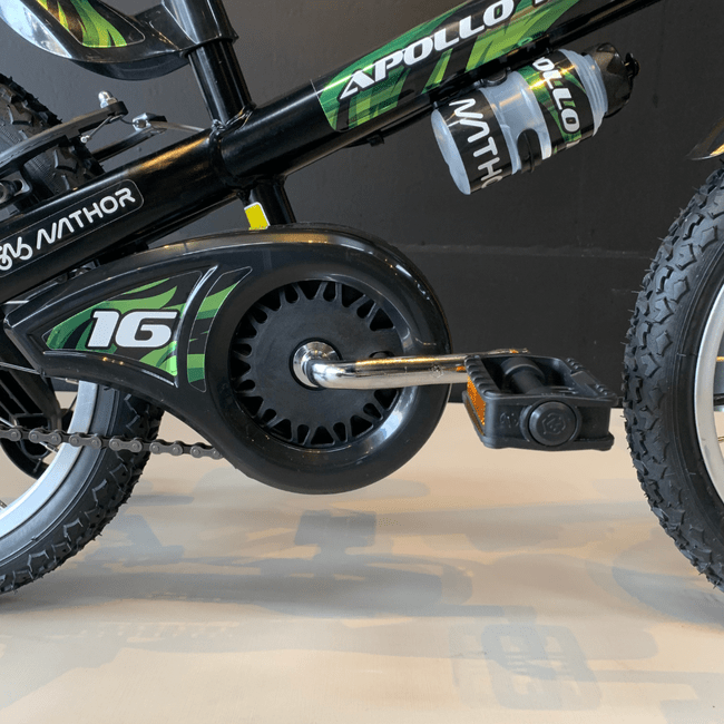 Bicicleta Nathor Apollo 3 Aro 16 Preto e Verde