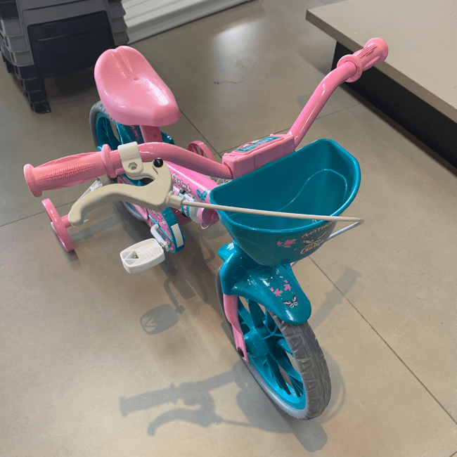 Bicicleta Nathor Charm Aro 12 Rosa e Azul