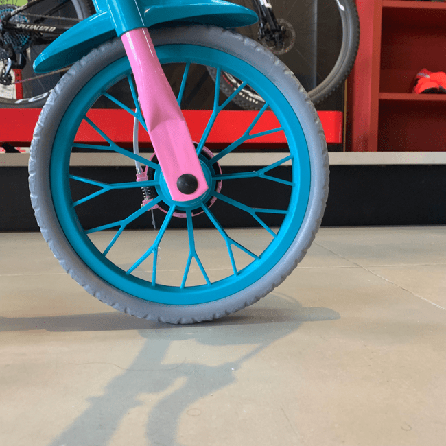 Bicicleta Nathor Charm Aro 12 Rosa e Azul
