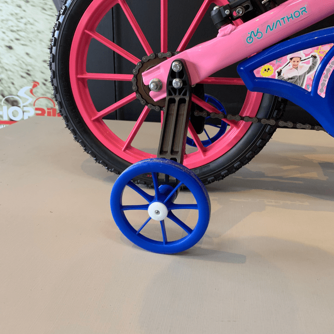 Bicicleta Nathor Fe Dengosa Aro 16 Rosa e Azul