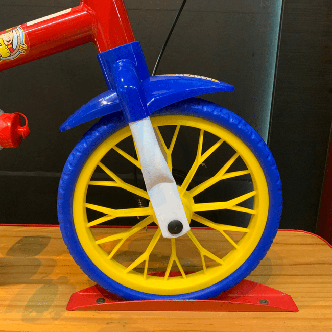 Bicicleta Nathor Fireman Aro 12 Vermelho e Azulㅤㅤㅤㅤㅤㅤㅤㅤ
