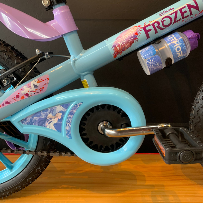 Bicicleta Nathor Frozen Aro 16 Lilás e Azul