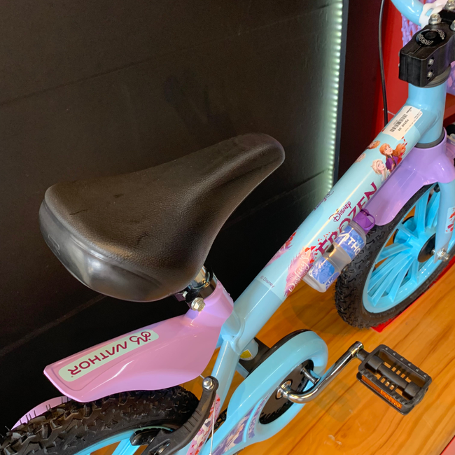 Bicicleta Nathor Frozen Aro 16 Lilás e Azul
