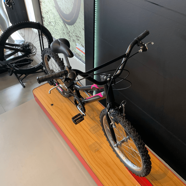 Bicicleta Nathor Harmony Aro 20 Tourney 6v Preto e Rosa