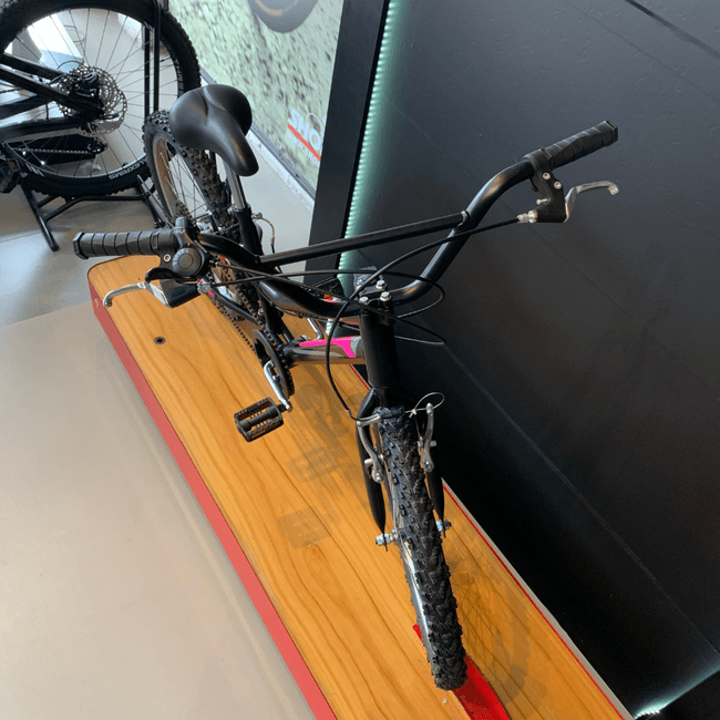 Bicicleta Nathor Harmony Aro 20 Tourney 6v Preto e Rosa