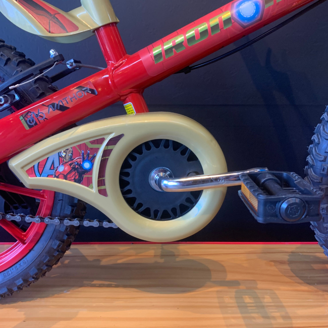 Bicicleta Nathor Homem de Ferro Aro 16 Vermelho e Preto