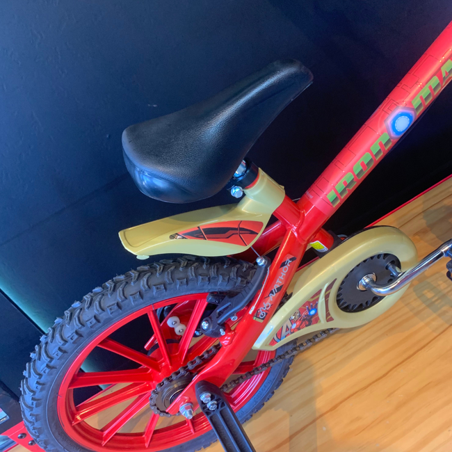 Bicicleta Nathor Homem de Ferro Aro 16 Vermelho e Preto
