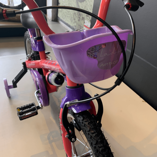 Bicicleta Nathor Lady 2 Aro 16 Rosa e Roxo