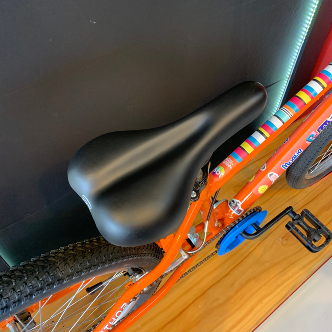 Bicicleta Nathor Muque Aro 24 Laranja e Azul