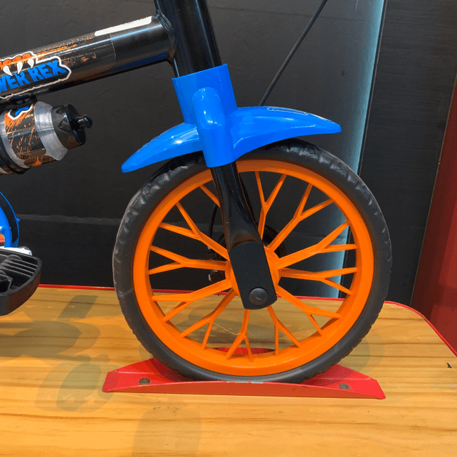 Bicicleta Nathor Power Rex Aro 12 Preto Azul e Laranja