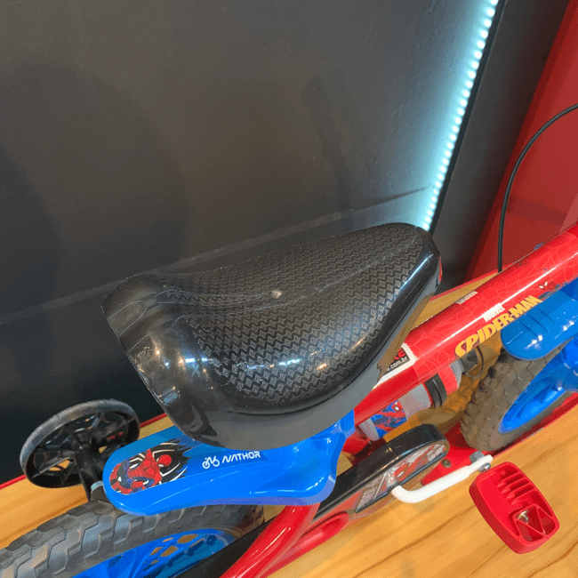 Bicicleta Nathor Spider Man Aro 12 Vermelho e Azul