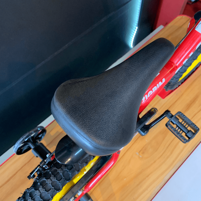 Bicicleta Nathor Zigbim Aro 14 Vermelho e Preto e Amarelo