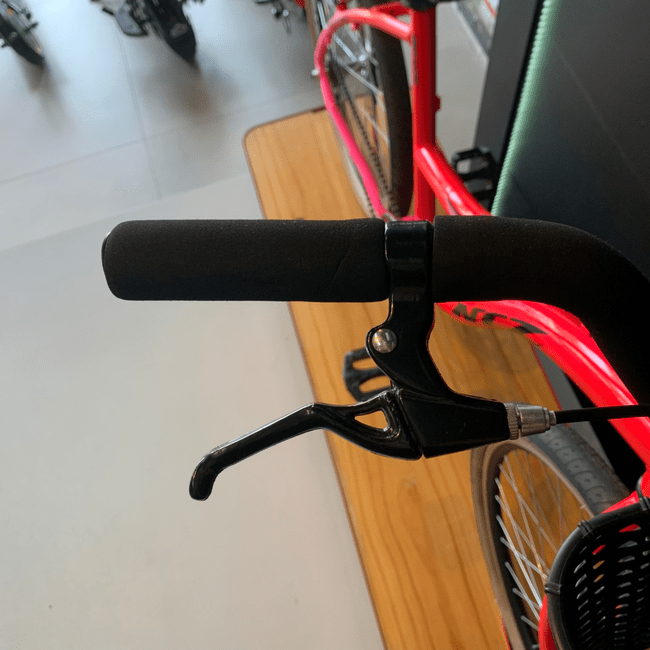 Bicicleta NTZ Surf Beach Aro 26 Vermelho e Rosa