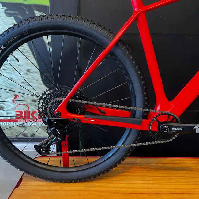 Bicicleta Oggi Agile Aro 29 Pro Sx 12v t-21 Azul e Vermelho - Seminova