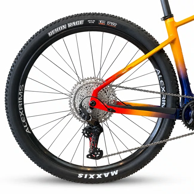 Bicicleta Oggi Agile Sport Aro 29 Deore 12v Azul Amarelo Vermelho