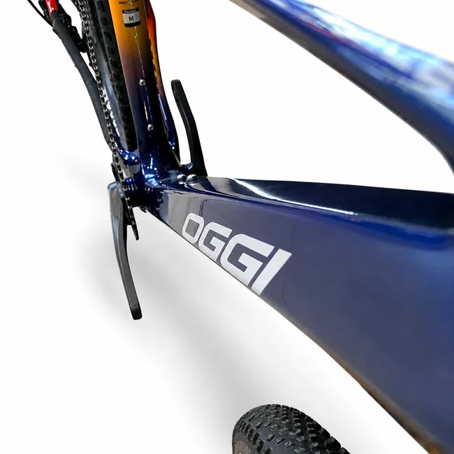 Bicicleta Oggi Agile Sport Aro 29 Deore 12v Azul Amarelo Vermelho