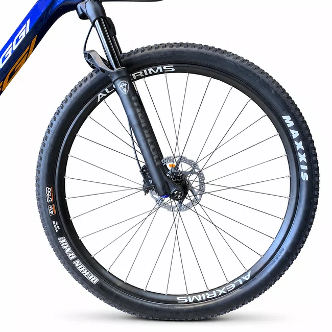 Bicicleta Oggi Agile Sport Aro 29 Deore 12v Azul Amarelo Vermelho