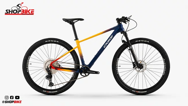 Bicicleta Oggi Agile Sport Aro 29 Deore 12v Azul Amarelo Vermelho