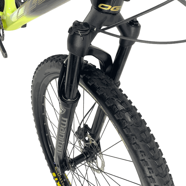 Bicicleta Oggi Agile Sport Aro 29 Deore 12v Preto e Amarelo - Seminova