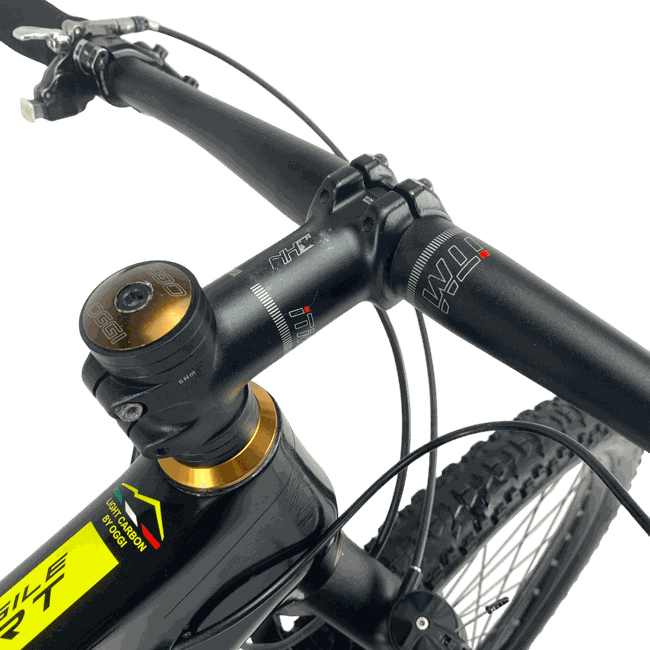 Bicicleta Oggi Agile Sport Aro 29 Deore 12v Preto e Amarelo - Seminova