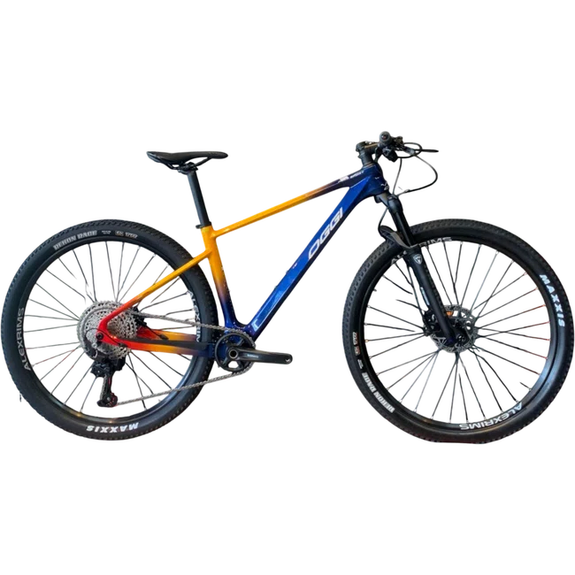 Bicicleta Oggi Aro 29 Agile Sport Deore 12v Azul Amarelo Vermelho