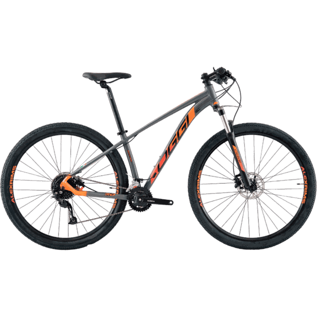 Bicicleta Oggi Big Wheel 7.0 Aro 29 Alivio 18v 2022 Grafite e Laranja e Preto