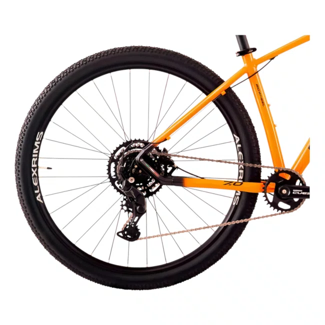 Bicicleta Oggi Big Wheel 7.0 Aro 29 Cues 9v 2024 Laranja e Preto e Amarelo