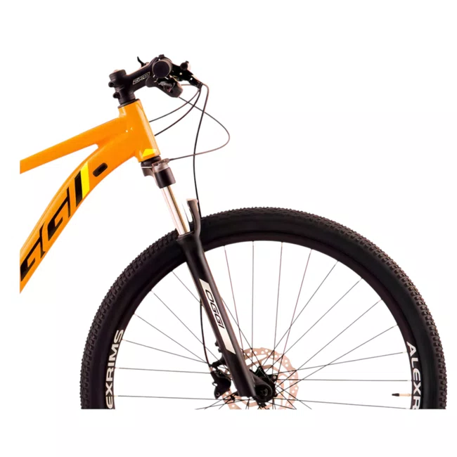 Bicicleta Oggi Big Wheel 7.0 Aro 29 Cues 9v 2024 Laranja e Preto e Amarelo