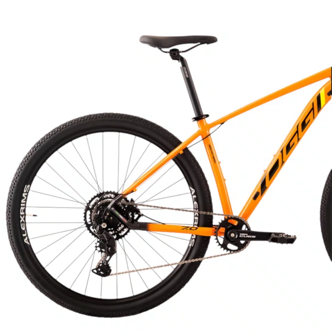Bicicleta Oggi Big Wheel 7.0 Aro 29 Cues 9v 2024 Laranja e Preto e Amarelo