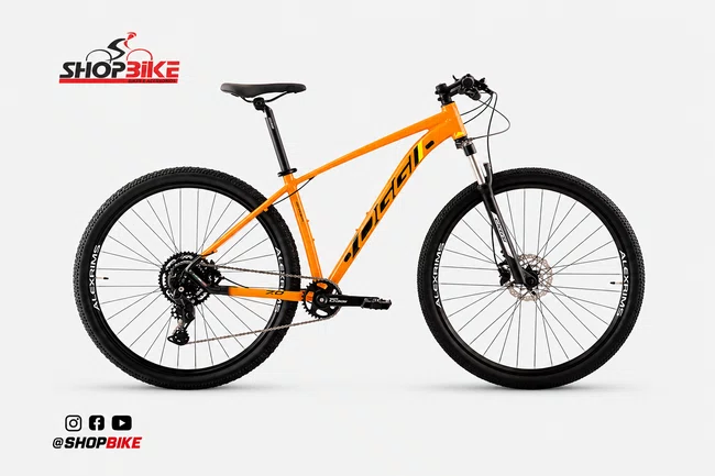 Bicicleta Oggi Big Wheel 7.0 Aro 29 Cues 9v 2024 Laranja e Preto e Amarelo