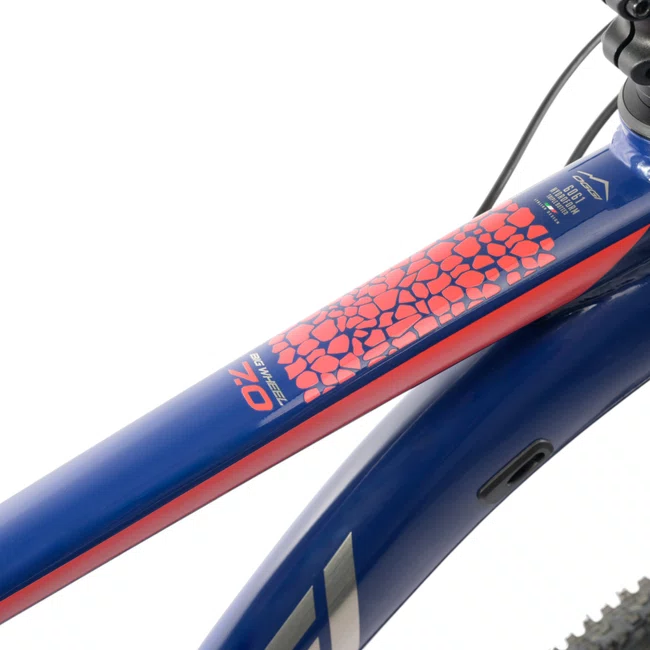 Bicicleta Oggi Big Wheel 7.0 Aro29 Cues 9v 2026 Azul e Vermelho