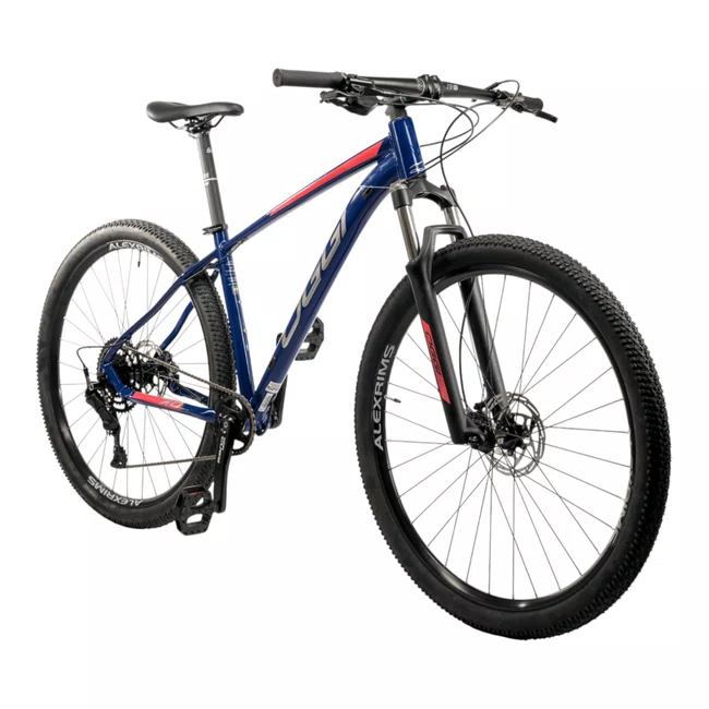 Bicicleta Oggi Big Wheel 7.0 Aro29 Cues 9v 2026 Azul e Vermelho