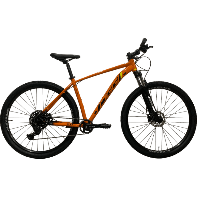 Bicicleta Oggi Big Wheel 7.0 Aro 29 Cues 9v 2024 Laranja e Preto e Amarelo
