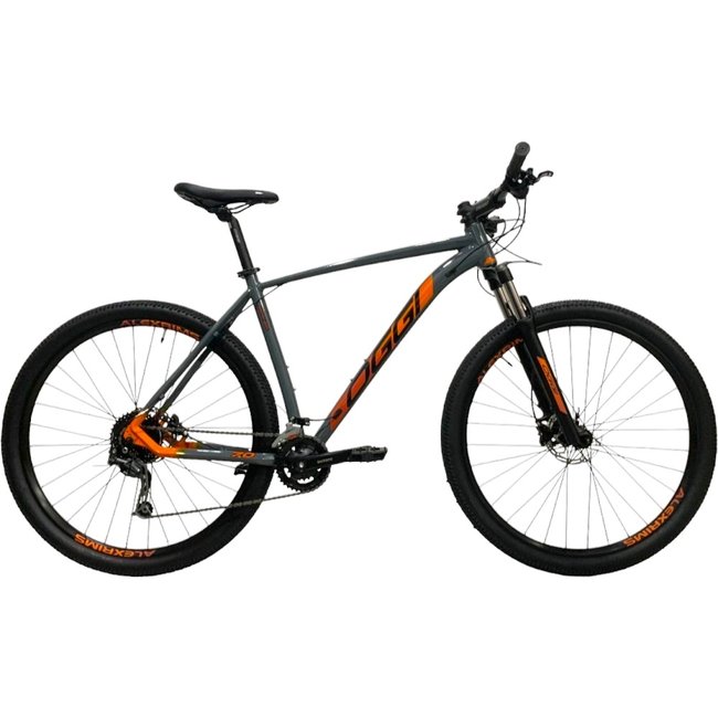 Bicicleta Oggi Big Wheel 7.0 Aro 29 Deore 18v Grafite e Laranja e Preto