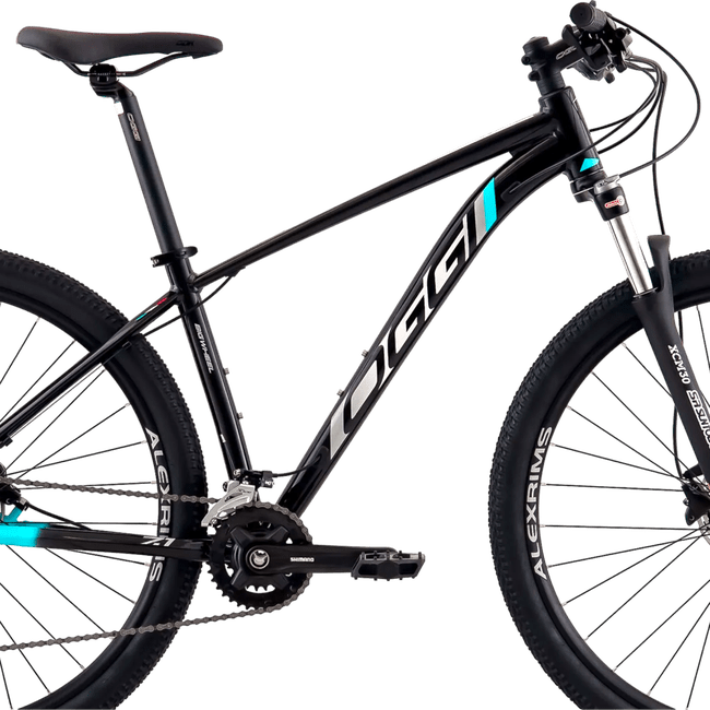 Bicicleta Oggi Big Wheel 7.1 Aro 29 Cues 10v 2024 Preto e Azul e Cinza