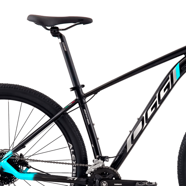 Bicicleta Oggi Big Wheel 7.1 Aro 29 Cues 10v 2024 Preto e Azul e Cinza