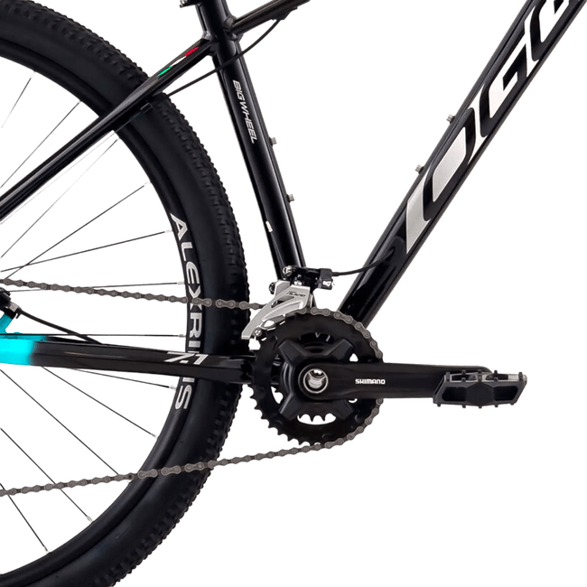 Bicicleta Oggi Big Wheel 7.1 Aro 29 Cues 10v 2024 Preto e Azul e Cinza