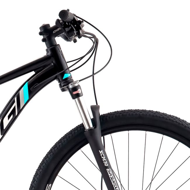 Bicicleta Oggi Big Wheel 7.1 Aro 29 Cues 10v 2024 Preto e Azul e Cinza