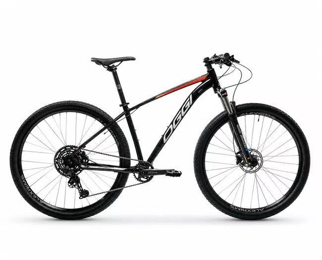 Bicicleta Oggi Big Wheel 7.1 Aro 29 Cues 10v 2026 Preto, Laranja e Cinza