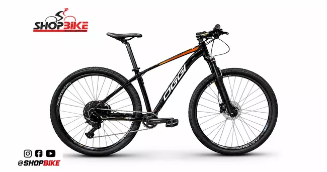 Bicicleta Oggi Big Wheel 7.1 Aro 29 Cues 10v 2026 Preto, Laranja e Cinza