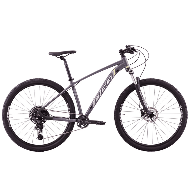 Bicicleta Oggi Big Wheel 7.1 Aro 29 Cues 10v Grafite e Preto e Amarelo
