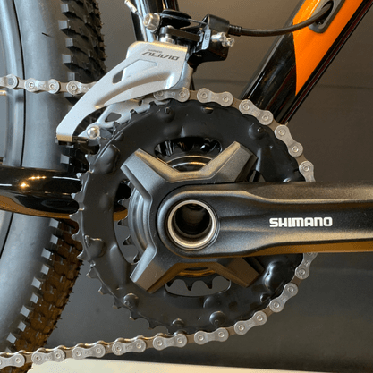 Bicicleta Oggi Big Wheel 7.1 Aro 29 Deore 18v 2022 Preto e Laranja e Verde