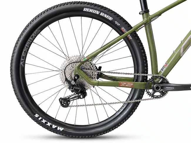 Bicicleta Oggi Big Wheel 7.2 A29 Deore 12v 2026 Verde/Vermelho/Cinza