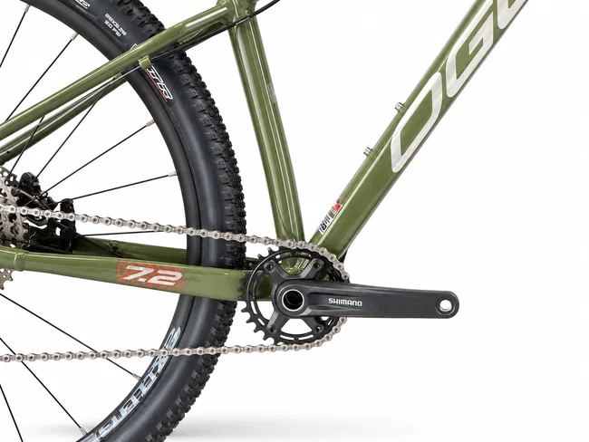Bicicleta Oggi Big Wheel 7.2 A29 Deore 12v 2026 Verde/Vermelho/Cinza