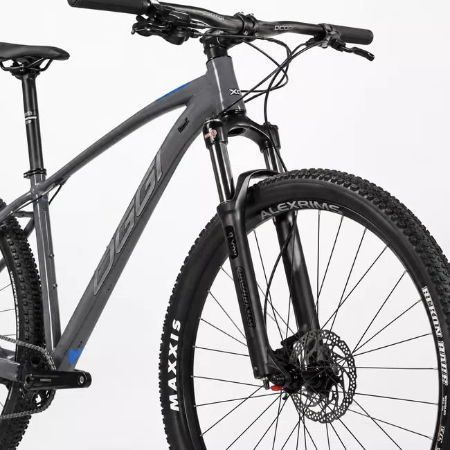 Bicicleta Oggi Big Wheel 7.2 Aro 29 Shimano Deore 12v 2026 Grafite/Azul/Cinza