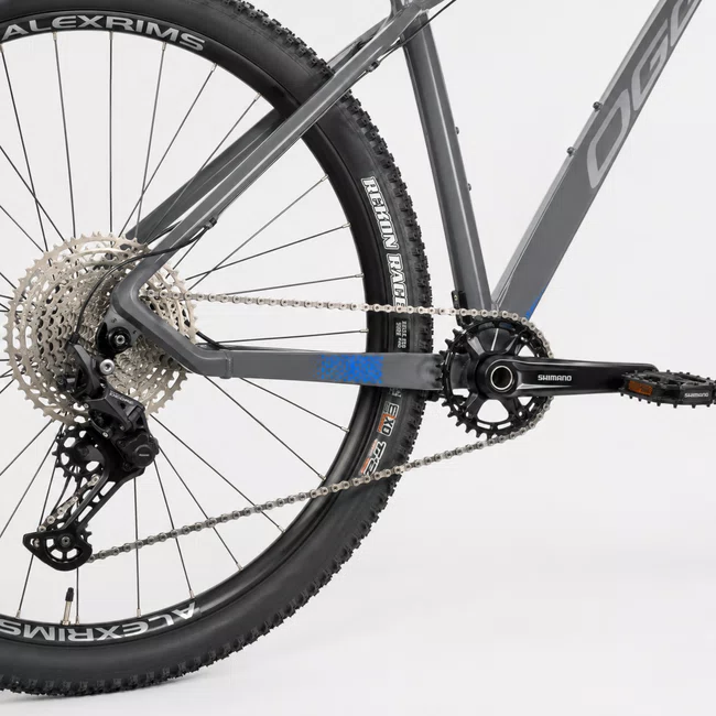 Bicicleta Oggi Big Wheel 7.2 Aro 29 Shimano Deore 12v 2026 Grafite/Azul/Cinza